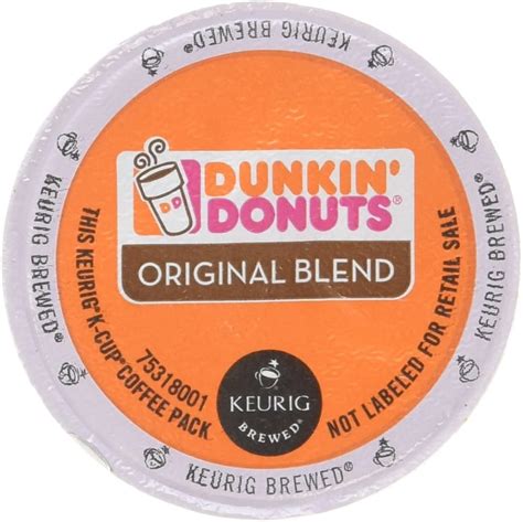 Dunkin Donuts Original Flavor Coffee K Cups For Keurig K Cup Brewers