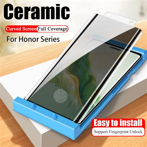 Curved Screen Full Cover Ceramic Film For Honor X9b X9a 90 80 70 60