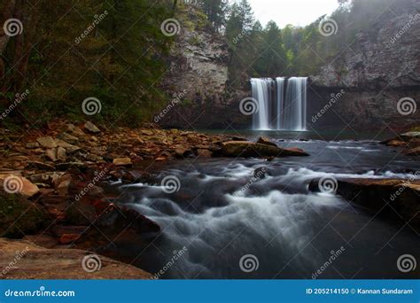 Cane Creek Falls at Fall Creek Falls State Park Tennessee during Early ...