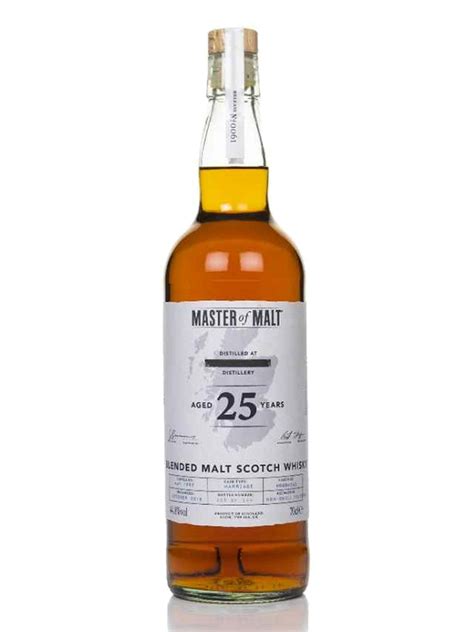 Master of Malt 1993 25 Year Old Single Cask Blended Malt Scotch Whisky | The Whisky List