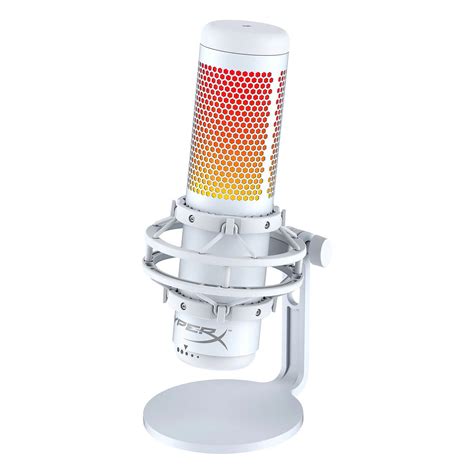 Hyperx Quadcast S Blanc Microphone Ldlc Mus Ericorde