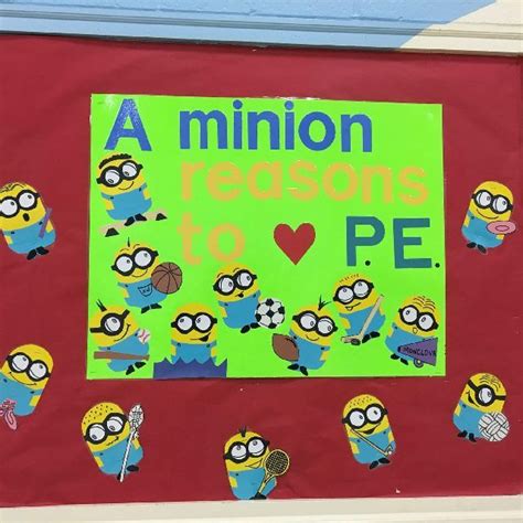 Minion Reasons To Love Pe Image Preschool Science Health And