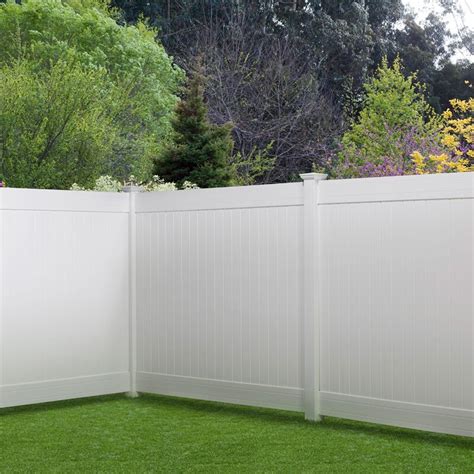 Outdoor Essentials 6 Ft H X 8 Ft W Pro Series Hudson Vinyl Fencing