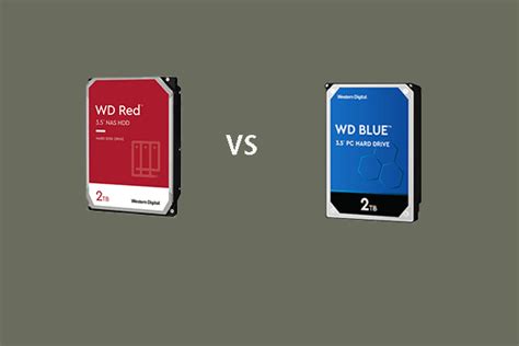 Wd Red Vs Blue Qu Diferencia Hay Y Cu L Es Mejor Minitool