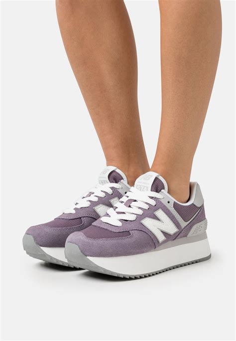 New Balance Wl574 Sneakers Low Shadow Gri Zalando Ro