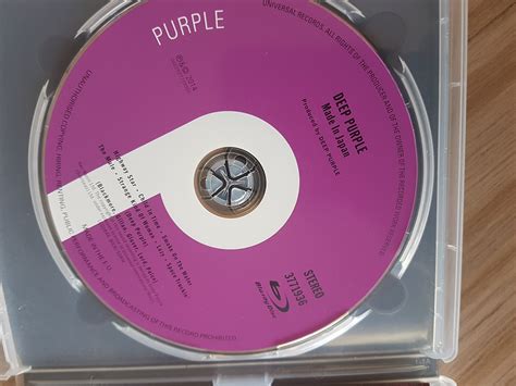 F S Deep Purple Made In Japan 1972 Blu Ray Pure Audio Vinyl CD And