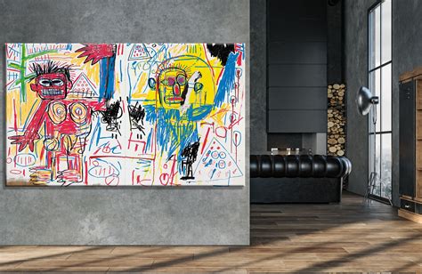 Jean Michel Basquiat Urban Art Basquiat Street Art Etsy