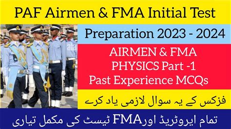 Paf Airmen Fma Test All Trades Most Repeated Important