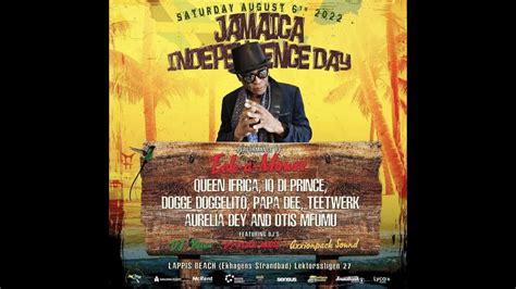 Eek A Mouse Jamaica Independence Day Lappis Beach Augusti