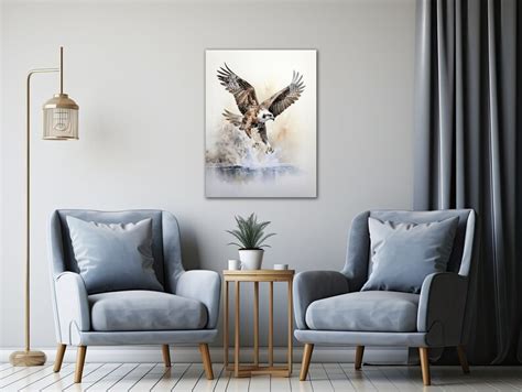 Osprey Watercolor Printable Wall Art Coastal Wall Art Decor Bird Print