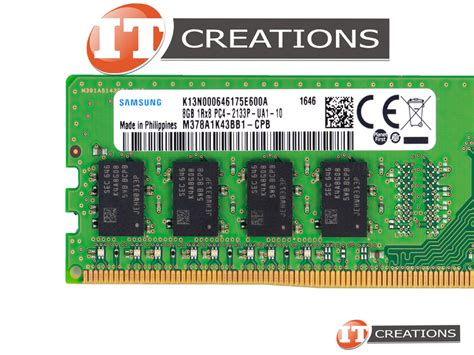 M378A1K43BB1-CPB SAMSUNG 8GB PC4-17000P-U DDR4-2133P-U UNBUFFERED NON ...