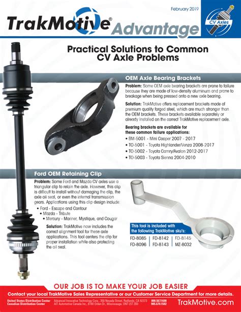 Practical Solutions To Common Cv Axle Problems Trakmotive