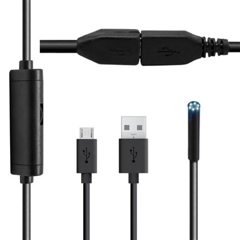 Câmara Endoscópica USB C MicroUSB USB A Impermeável Zumiver