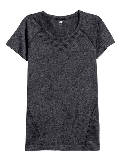 Футболка спортивная H&M 41326 для женщин, цвет: Серый - купить в Киеве ...