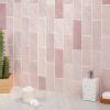 Portmore Pink X Glazed Ceramic Tile Tilebar