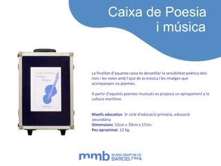 Caixa de poesia i música PPT Free Download