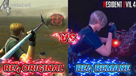 RESIDENT EVIL 4 REMAKE 2023 Vs RE4 Original 2005 LEON VS DEL