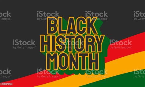 Vector Illustration Of Black History Month Stock Illustration