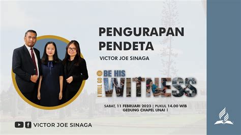 PENGURAPAN PENDETA VICTOR JOE SINAGA SABAT 11 FEBRUARI 2023 YouTube