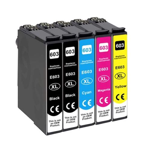 5Ink Cartridges For use in Epson XP-3155 XP-4155 XP-2155 XP-3150 WF ...