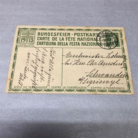 Postkarte Bundesfeier Kaufen Auf Ricardo