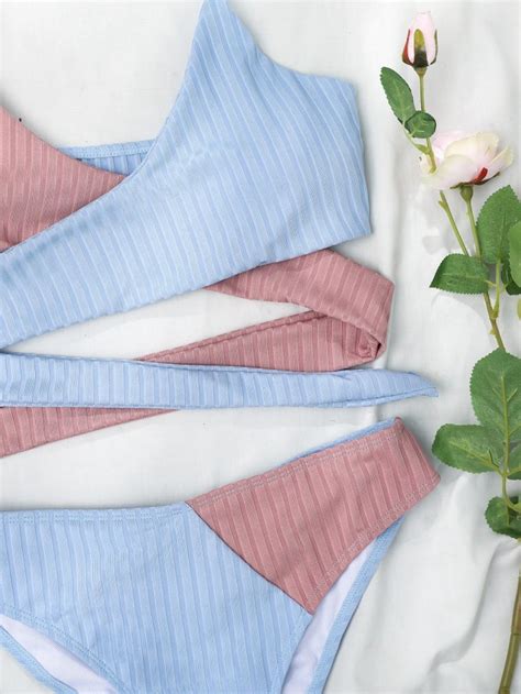 Dvodelne Kopalke Z Roza Bikini Trakom Aisha