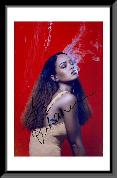 Rihanna Signed Photo - Etsy