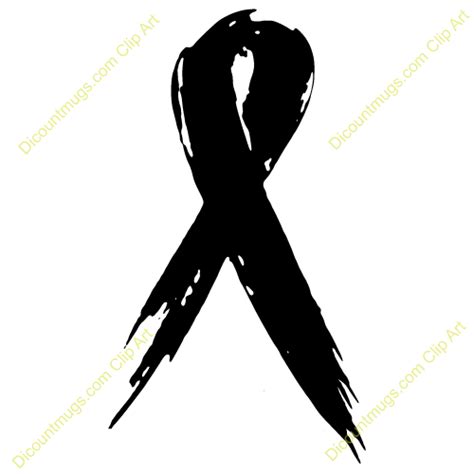 Cancer Ribbon Clipart Black And White Free Download On Clipartmag