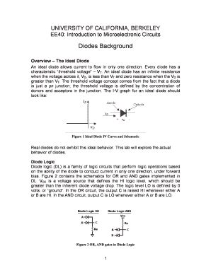 Fillable Online Diodes Background Inst Eecs Berkeley Edu University