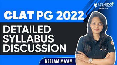 Clat Pg Preparation Clat Pg Complete Syllabus Discussion