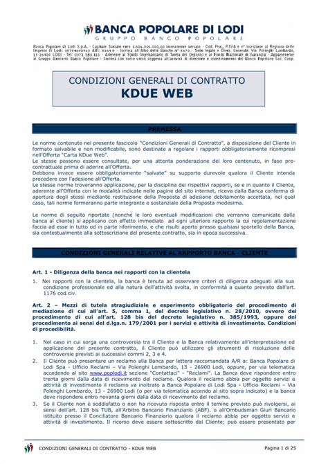 Pdf Condizioni Generali Contratto Carta K Dokumen Tips