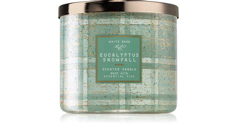 Bath Body Works Eucalyptus Snowfall Scented Candle I Notino Co Uk