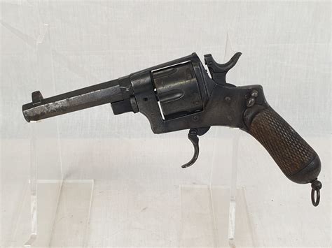 A Ww1 Italian 1918 Dated Castelli 1035mm Revolver With Folding Trigger