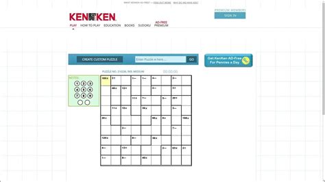 Ai Solve Daily Kenken Puzzle 9x9 210236 722024 Asmr Youtube