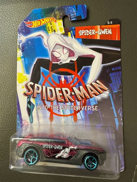 Hot Wheels Spider Gwen Into The Spiderverse Hobbies Toys Toys Games On Carousell