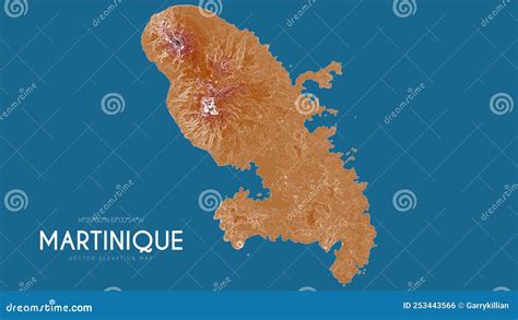 Martinique Map Martinique Island Map Black And White French Overseas