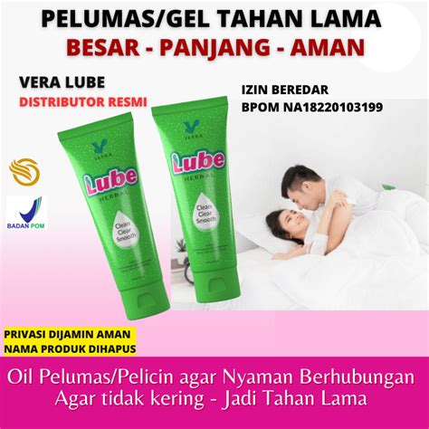 Jual Produsen Distributor Resmi Verba Lube Pelumas Sex Pria Tahan Lama Lubricant Verba Lube