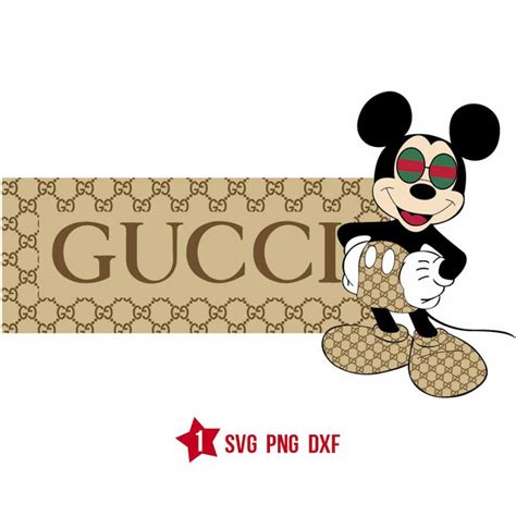 Gucci Mickey Svg 012 Mickey Mouse Gucci Svg Designer Gucci Inspire