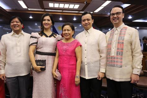 Senate Nacionalista Party members during opening of the 3rd regular session of 16th Congress ...