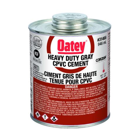 Oatey® Heavy Duty Gray Cpvc Cement Oatey Canada