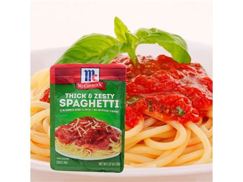 Comprar Mezcla De Salsa Para Spaghetti Mccormick Thick And Zesty 137oz