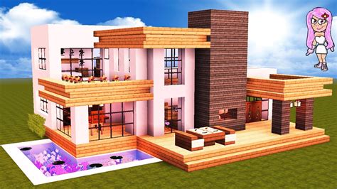 Como Construir Una Casa En Minecraft De Madera