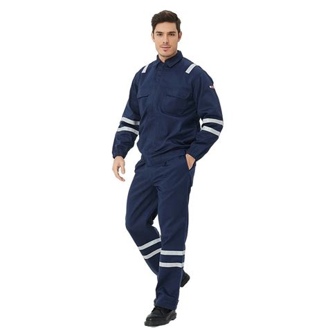 Custom Construction Flame Retardant PPE Waterproof Muti Pockets Overall