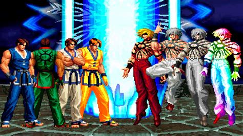 Kof Mugen Kim Kaphwan Team Vs Orochi Team Youtube