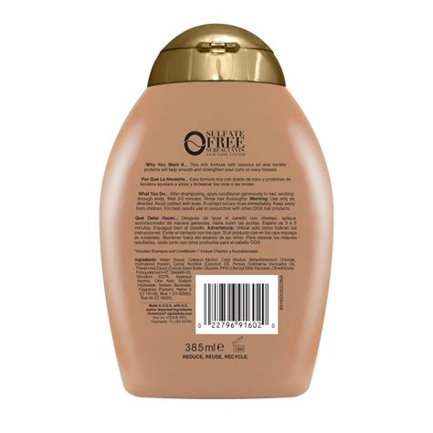 Ogx Ever Straightening Brazilian Keratin Smooth Conditioner 385ml