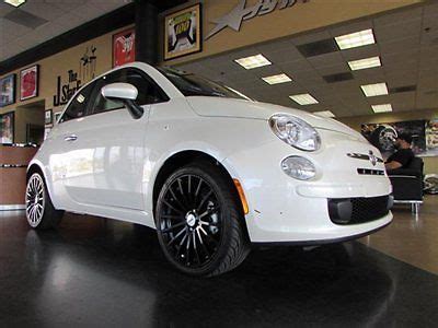 Buy used 13 Fiat 500 Pop convertible automatic pearl white only 5k ...