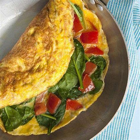 Omelete De Espinafre Receita Natureba