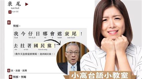 吳敦義罵蔡英文「衰尾查某」高鈺婷：有國民黨才是「衰」 政治 三 寶島通訊