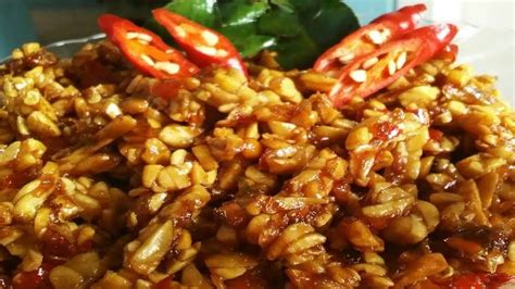 Resep Sambal Goreng Kering Tempe Pedas Manis Youtube