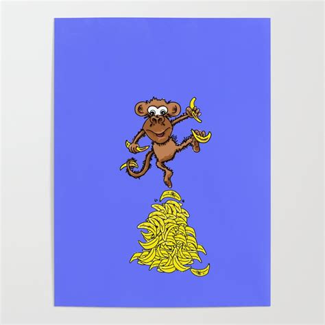 Monkey Business Poster by andersonartstudio | Society6